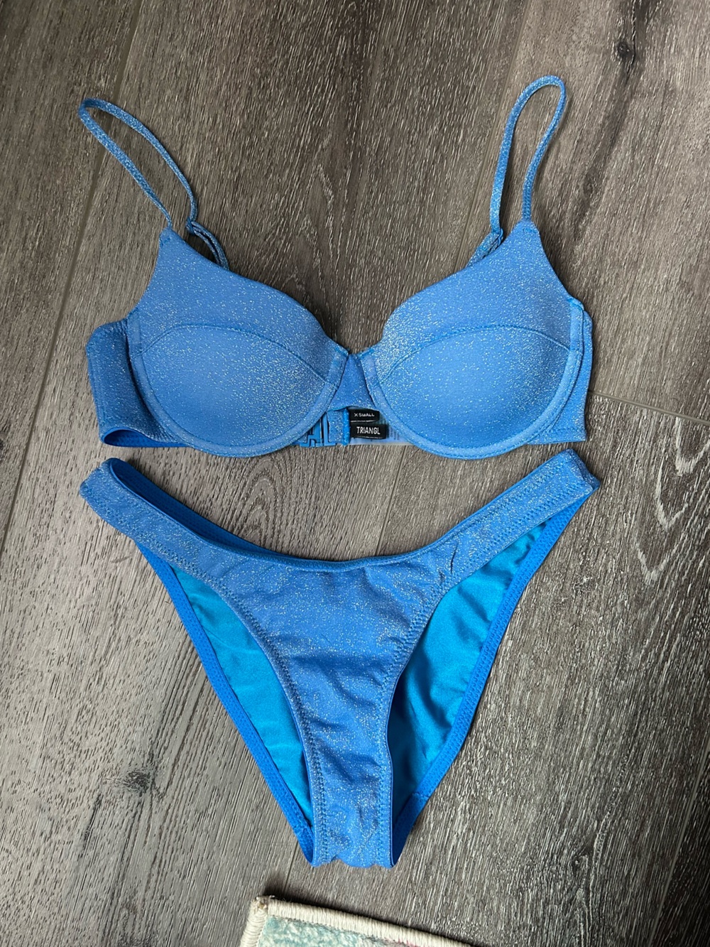 Triangl Romy Blue Sparkle Bikini